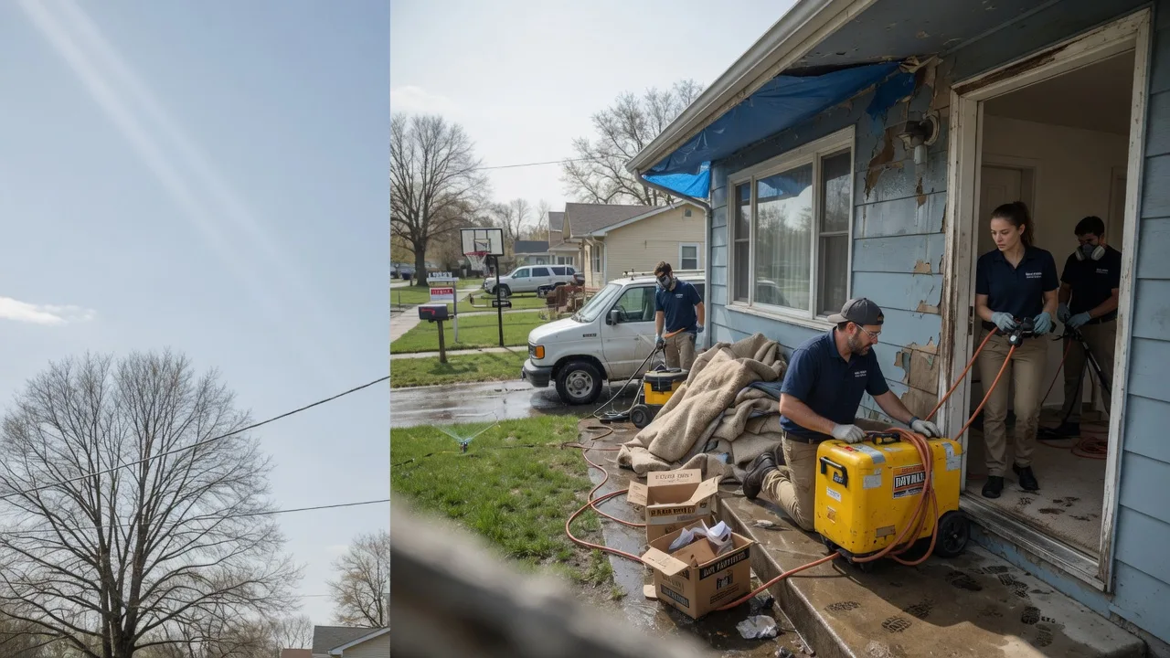 Basement Flood Cleanup in Shubert, NE near me